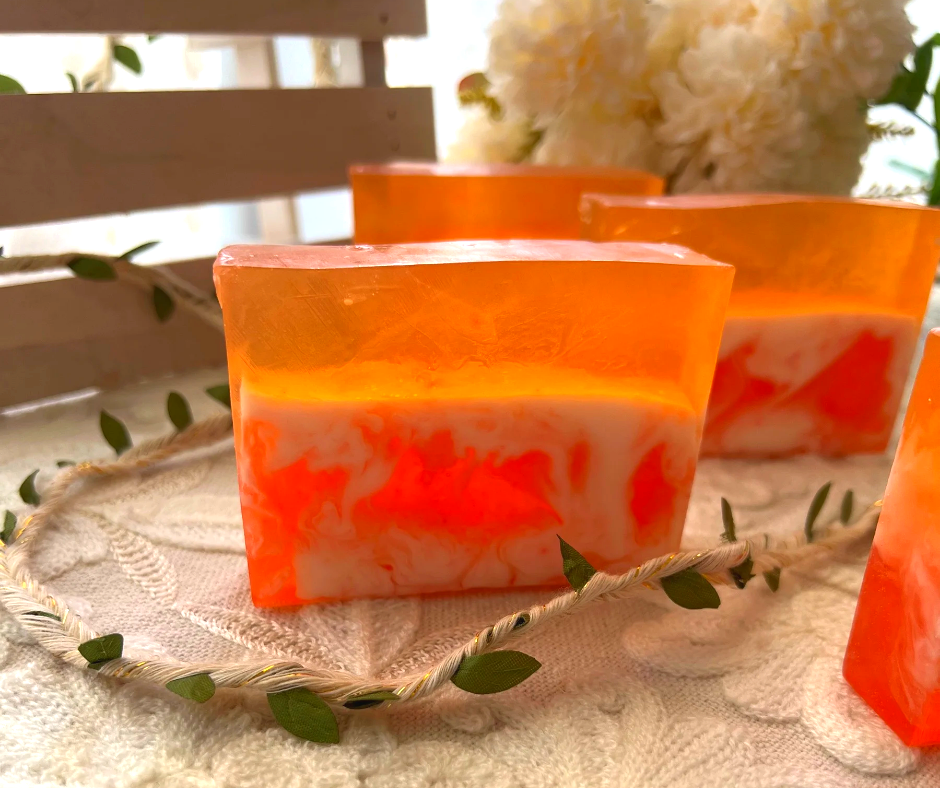 Peach and cream