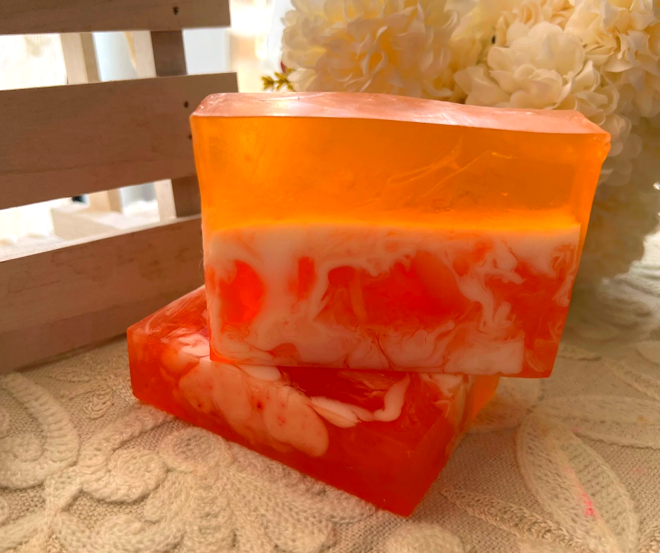Peach and cream