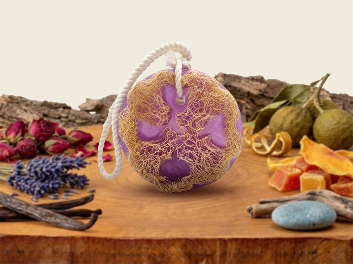 Soap on a rope Lavender