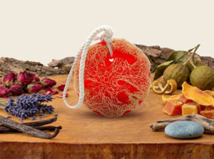 Soap on a rope Rose